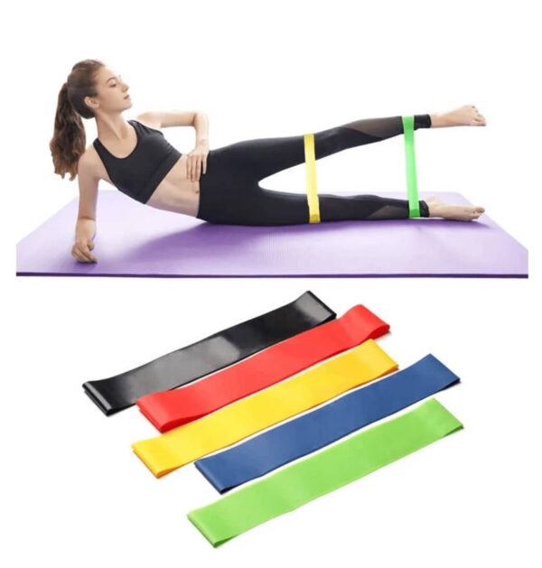pack de 5 Bandas Elasticas para ejercicio en casa - Imagen 3
