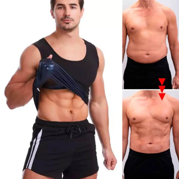 Faja Tipo Franelilla Térmica Osmotex Reductora Para Hombre - Imagen 2