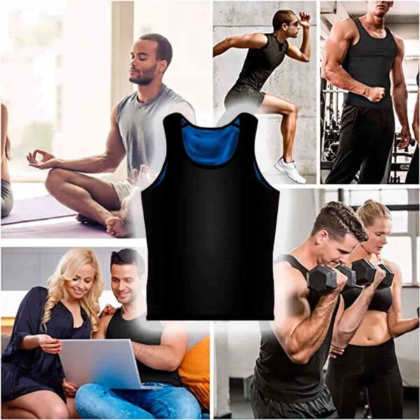 Faja Tipo Franelilla Térmica Osmotex Reductora Para Hombre - Imagen 4