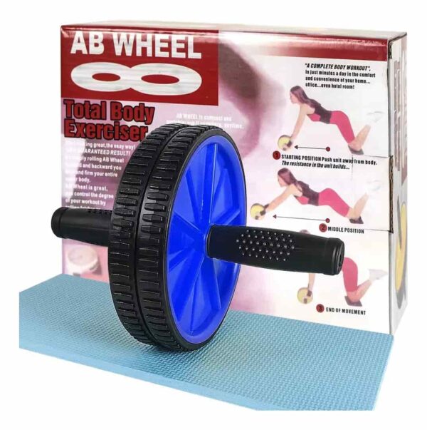 Rueda Abdominal Doble Para Hacer Abdominales Ejercicios Fitness Abs - Imagen 3