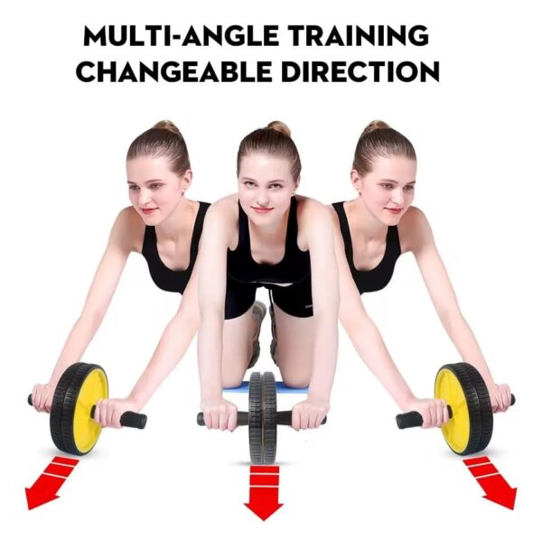 Rueda Abdominal Doble Para Hacer Abdominales Ejercicios Fitness Abs - Imagen 2