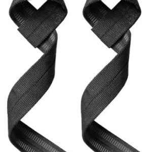 Straps Correas Levantamiento Gym Gimnasio Set 2 Color Negro
